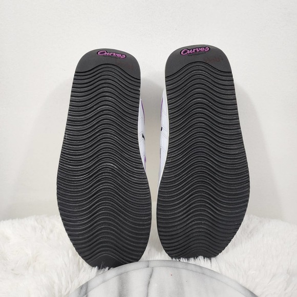 Curves For Women Rocker Sneakers Casual Walking Shape Up Toning Leather Size 10 - Picture 8 of 16